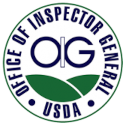 U.S. Department of Agriculture<br>Office of Inspector General logo