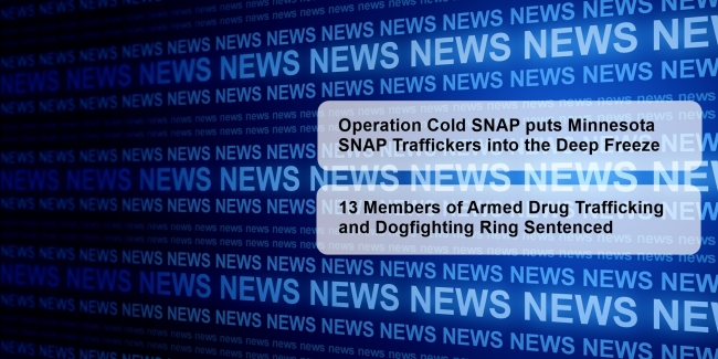 Image of news headlines over news background